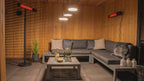 SUNRED DARK WANDMODEL ZWART 1500 WATT