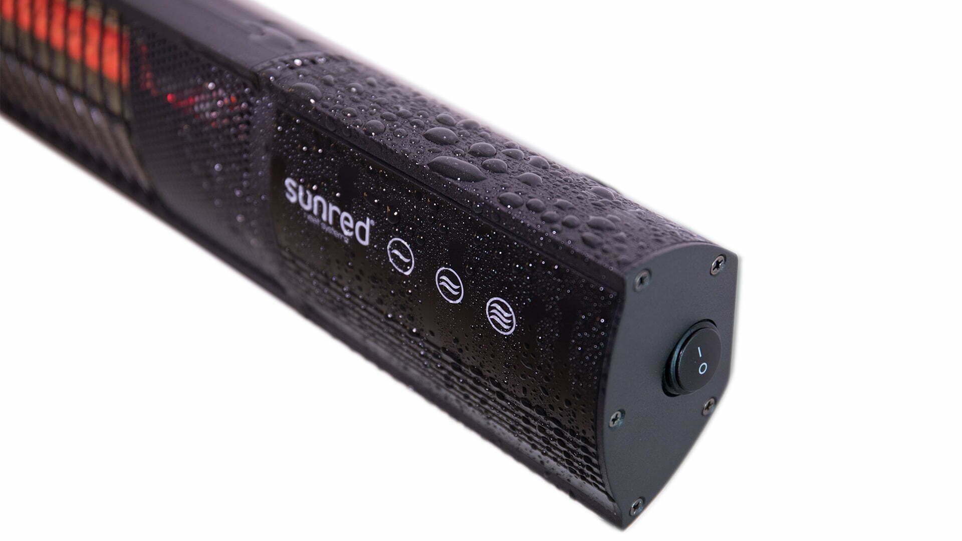 SUNRED DARK WANDMODEL ZWART 1500 WATT