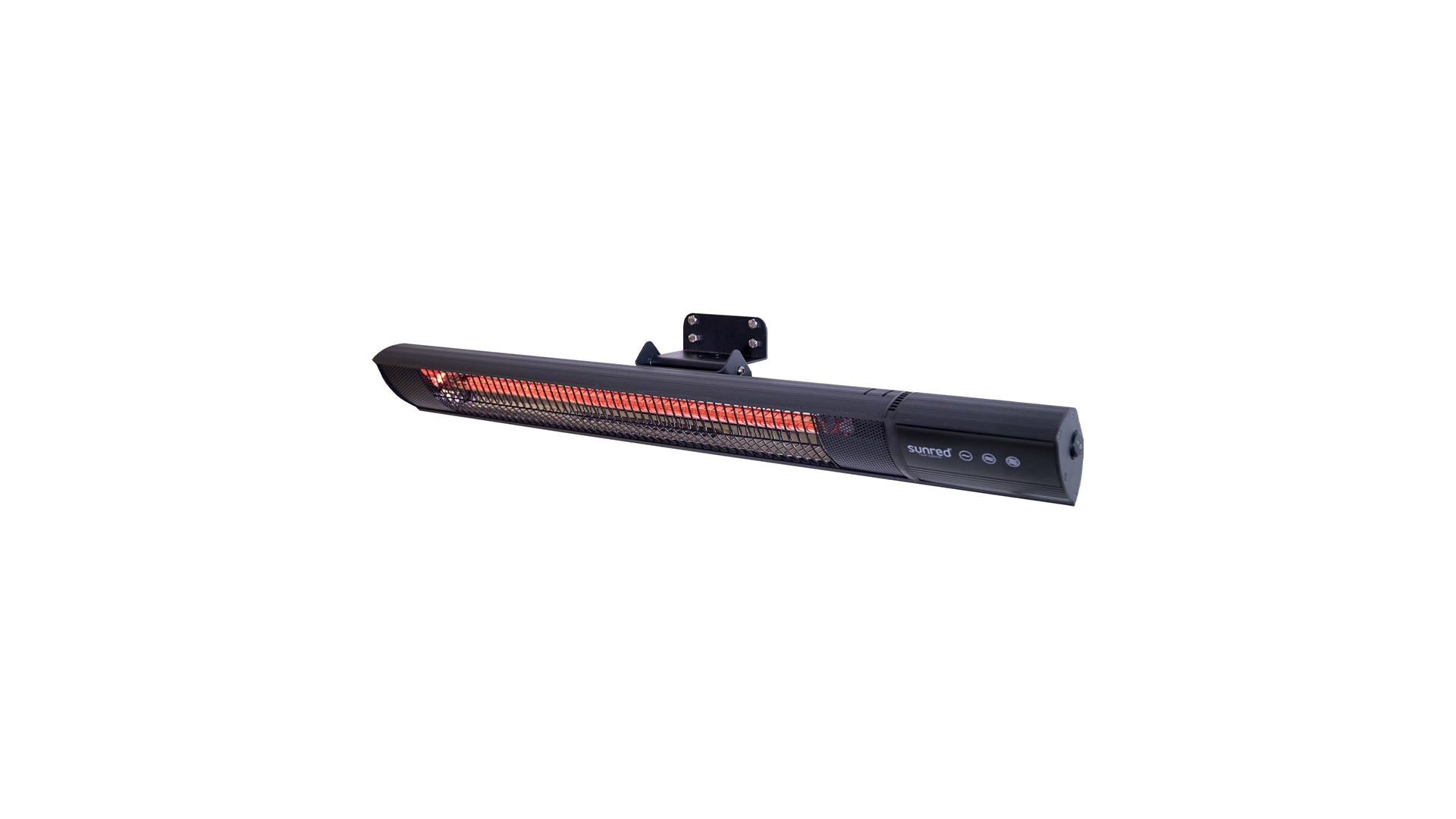 SUNRED DARK WANDMODEL ZWART 2000 WATT