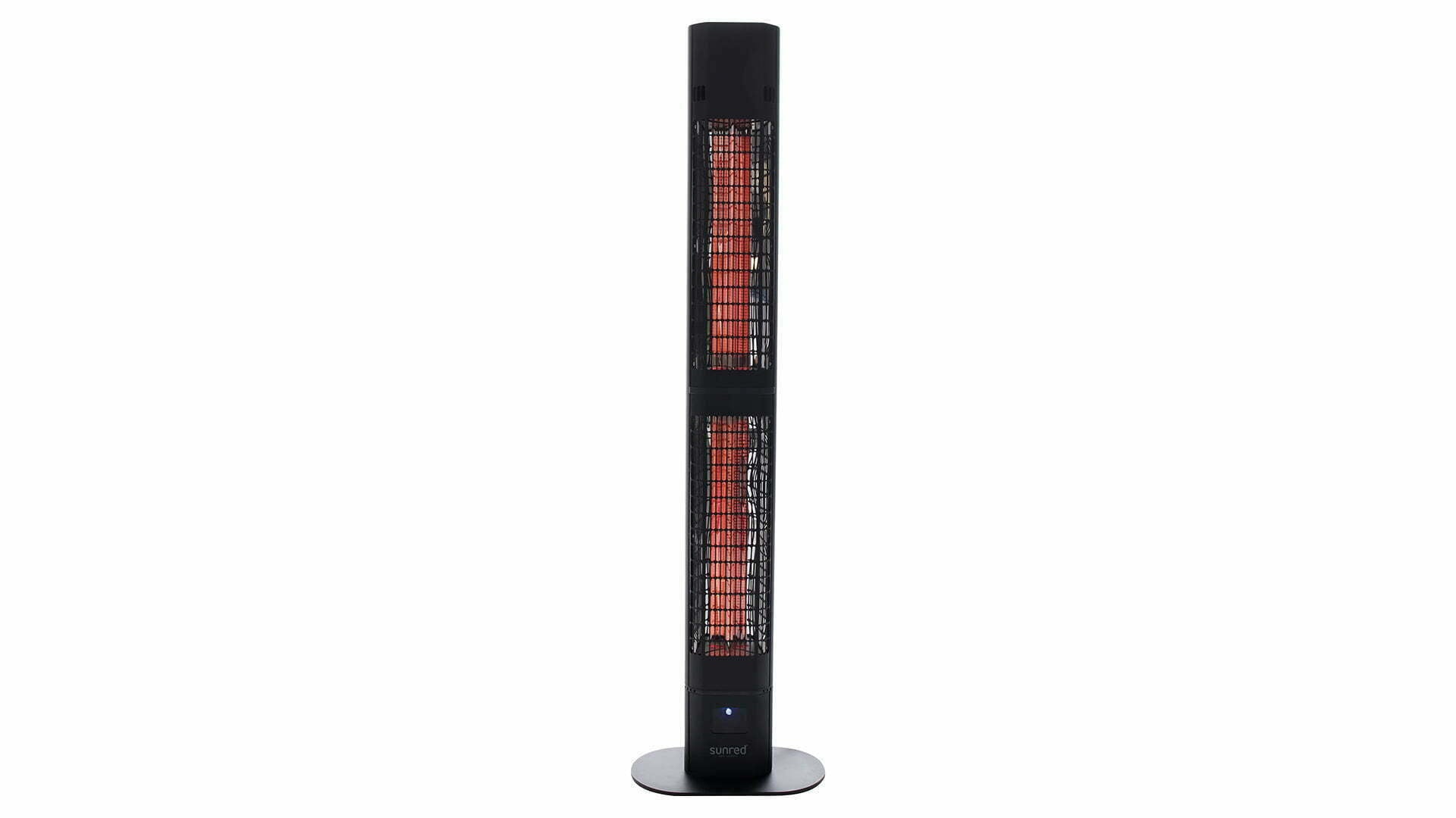 SUNRED VALENCIA LOUNGE DARK STAAND TERRASVERWARMER ZWART 3000W RD-DARK-3000L