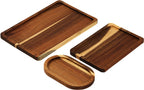 Ceruzo Dienbladen - Acaciahout -  Set Van 3