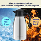 Ceruzo Thermoskan - 1.8 Liter - Rvs