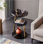 Ceruzo Moderne Bijzettafel - Zwart - Goud