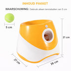 Ceruzo Automatische Ballenwerper - Oplaadbaar - 3 Werpsafstanden - 6 Ballen