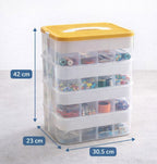 Ceruzo Opbergbox - Stapelbaar - 4 Lagen