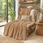 Ceruzo Fleece Deken - 150X200 Cm - Camel