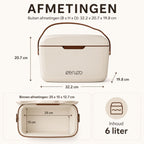 Ceruzo Koelbox 6 Liter - Trendy Taupe
