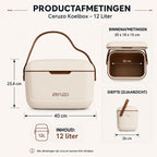 Ceruzo Koelbox 12 Liter - Trendy Taupe