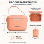 Ceruzo Koelbox 20 Liter - Trendy Roze