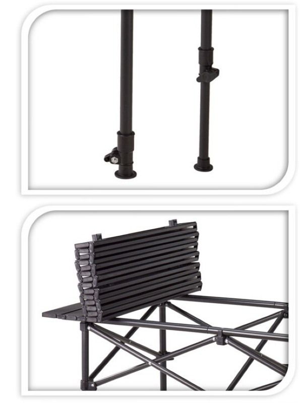 Tafel Opvouwbaar Met Verstelbare Poten - Metaal