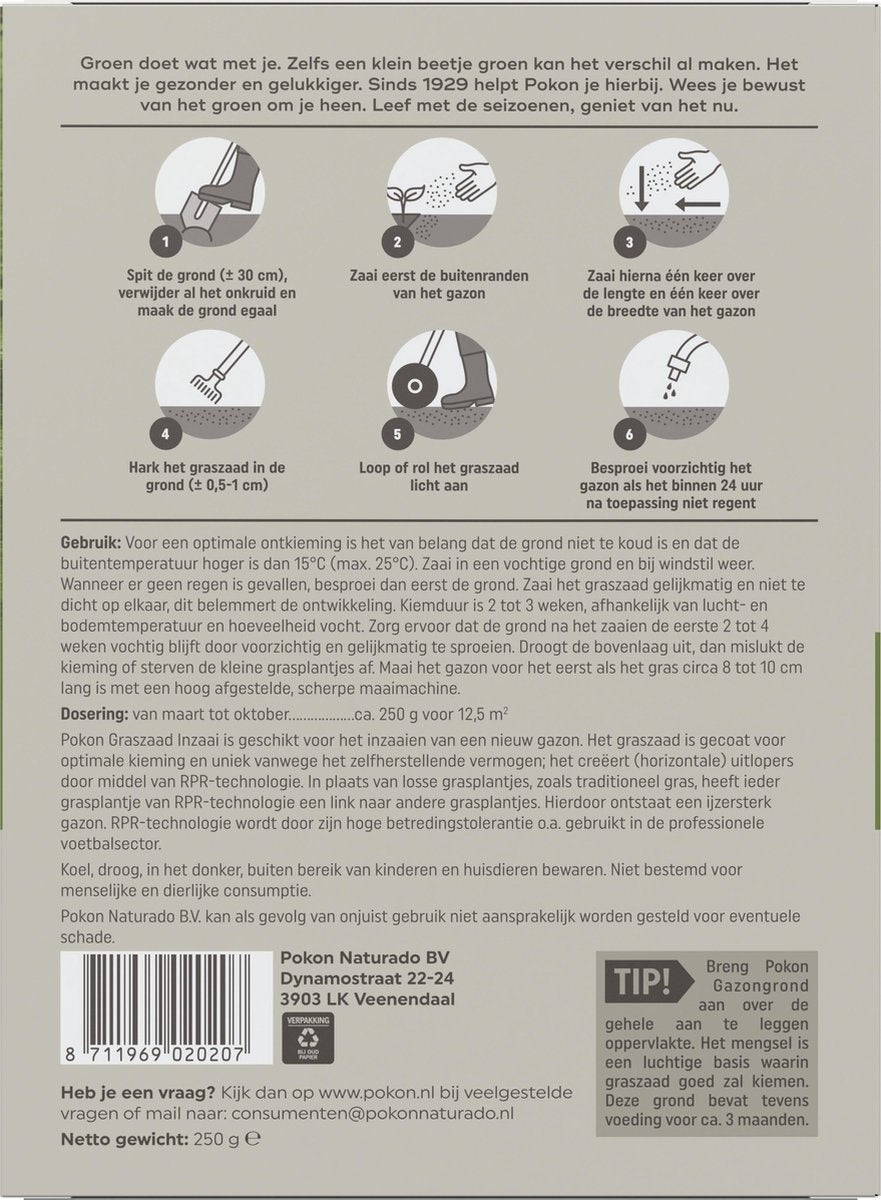  GRASZAAD INZAAI 250 GRAM