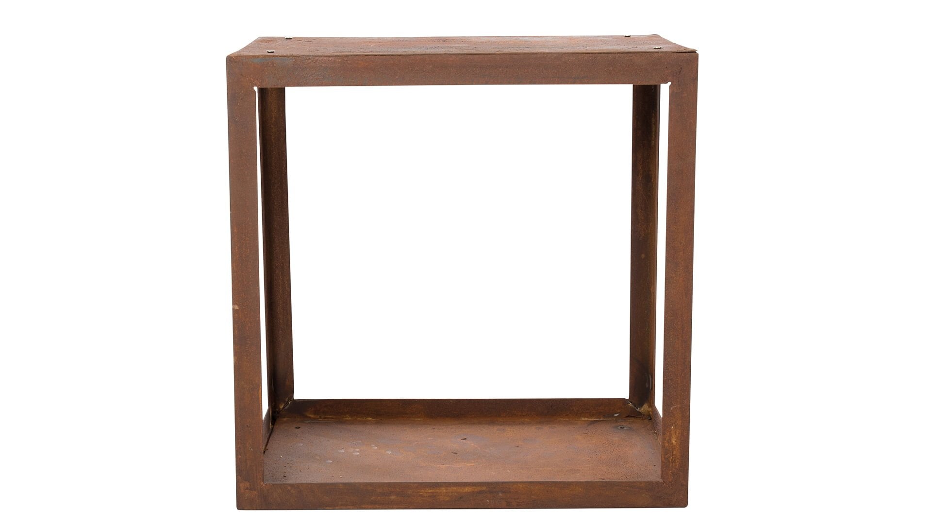 REDFIRE HODR HANDMADE HOUTOPSLAG BOX 50CM ROEST STAAL