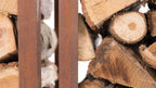 REDFIRE HODR HANDMADE HOUTOPSLAG BOX 50CM ROEST STAAL