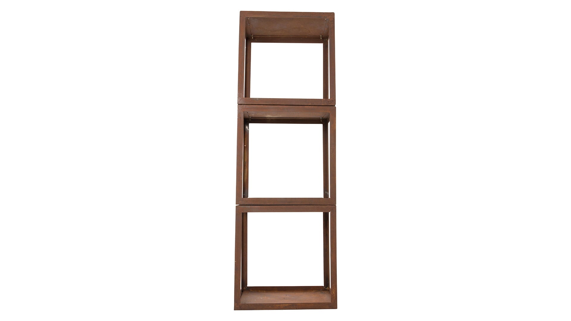 REDFIRE HODR HANDMADE HOUTOPSLAG BOX 50CM ROEST STAAL