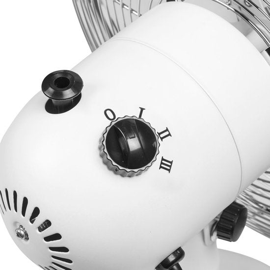  DFT35W RETRO BUREAUVENTILATOR 35 CM WIT 35 WATT
