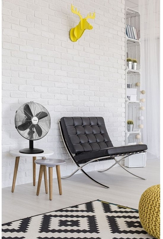  DFT35Z RETRO BUREAUVENTILATOR 35 CM ZWART 35 WATT