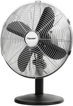  DFT35Z RETRO BUREAUVENTILATOR 35 CM ZWART 35 WATT