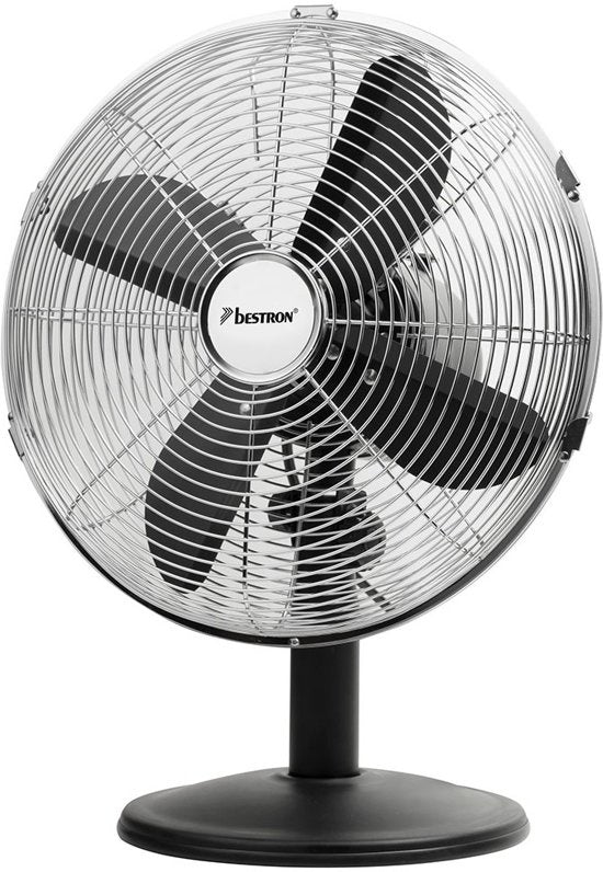  DFT35Z RETRO BUREAUVENTILATOR 35 CM ZWART 35 WATT