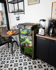 SECRET JARDIN GR60 THE ORIGINAL 60 COMPLETE KWEEKTENT SET MET 60 WATT VERLICHTING, CIRCULATIE EN AFZUIGING 60 X 40 X 116 CM