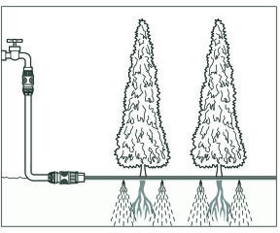  SPROEIERSLANG GROEN 15 METER