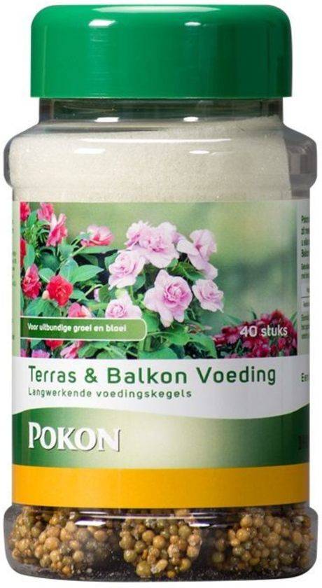 TERRAS & BALKON PLANTEN VOEDINGSKEGELS 40 STUKS