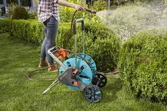  AQUAROLL M EASY SLANGENWAGEN SET (20 METER 1/2" SLANG + KOPPELINGEN)