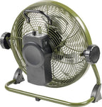  AOD12ACCU LI-ION VLOERVENTILATOR 35 CM GROEN 25 WATT