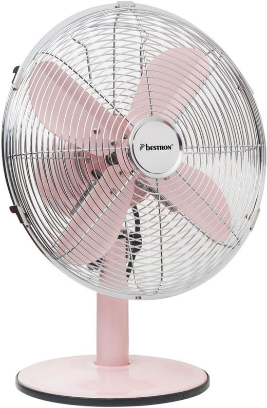 DFT35R RETRO BUREAUVENTILATOR 35 CM ROZE 35 WATT