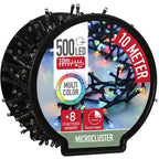 Micro Cluster Met Haspel - 500 Led - 10 Meter - Met Timer - Multicolor