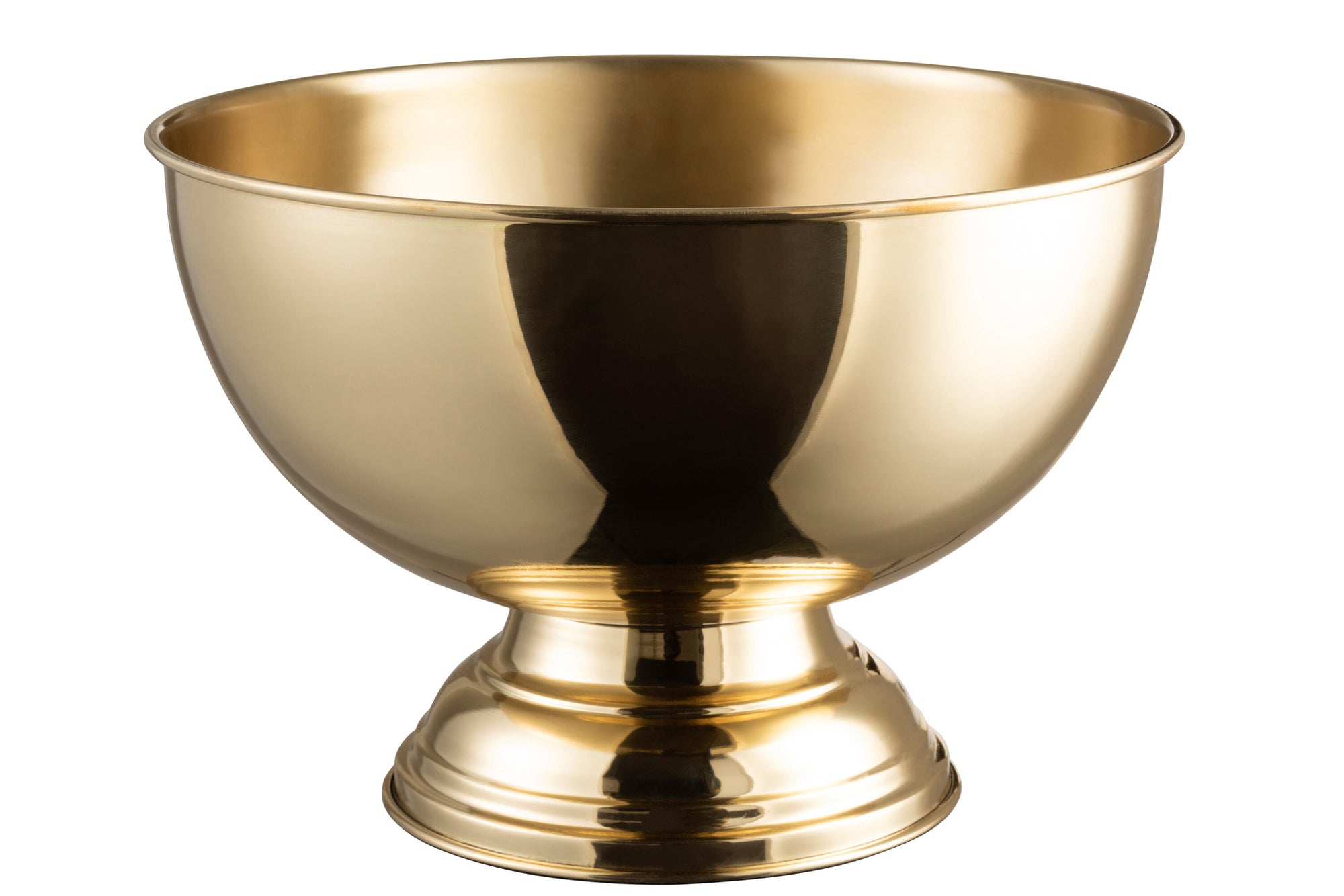 J-LINE CHAMPAGNE COUPE MESSING GLANZEND GOUD 39X39X25CM - Tuincentrum Lopik