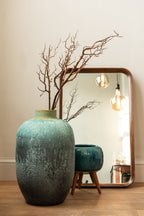 J-LINE VASE VINTAGE CERAMIC AZURE SMALL - Tuincentrum Lopik