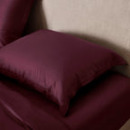 COCO & CICI ECO BAMBOE SATEEN DEKBEDOVERTREK BORDEAUX