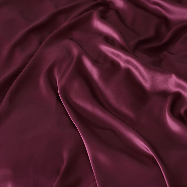 COCO & CICI ECO BAMBOE SATEEN DEKBEDOVERTREK BORDEAUX