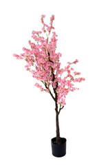 NEVERLEAFS KUNST BLOESEM ROZE DELUXE 150 CM