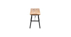VERNON INKLAPBARE TUINBANK ACACIA LIGHT TEAK LOOK / STAAL ZWART
