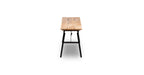 VERNON INKLAPBARE TUINBANK ACACIA LIGHT TEAK LOOK / STAAL ZWART