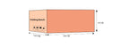VERNON INKLAPBARE TUINBANK ACACIA LIGHT TEAK LOOK / STAAL ZWART