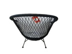 BATEA LOUNGE CHAIR 12053 L96 X W95.5 X H96.5CM ALU BLACK