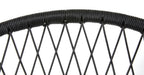 BATEA LOUNGE CHAIR 12053 L96 X W95.5 X H96.5CM ALU BLACK