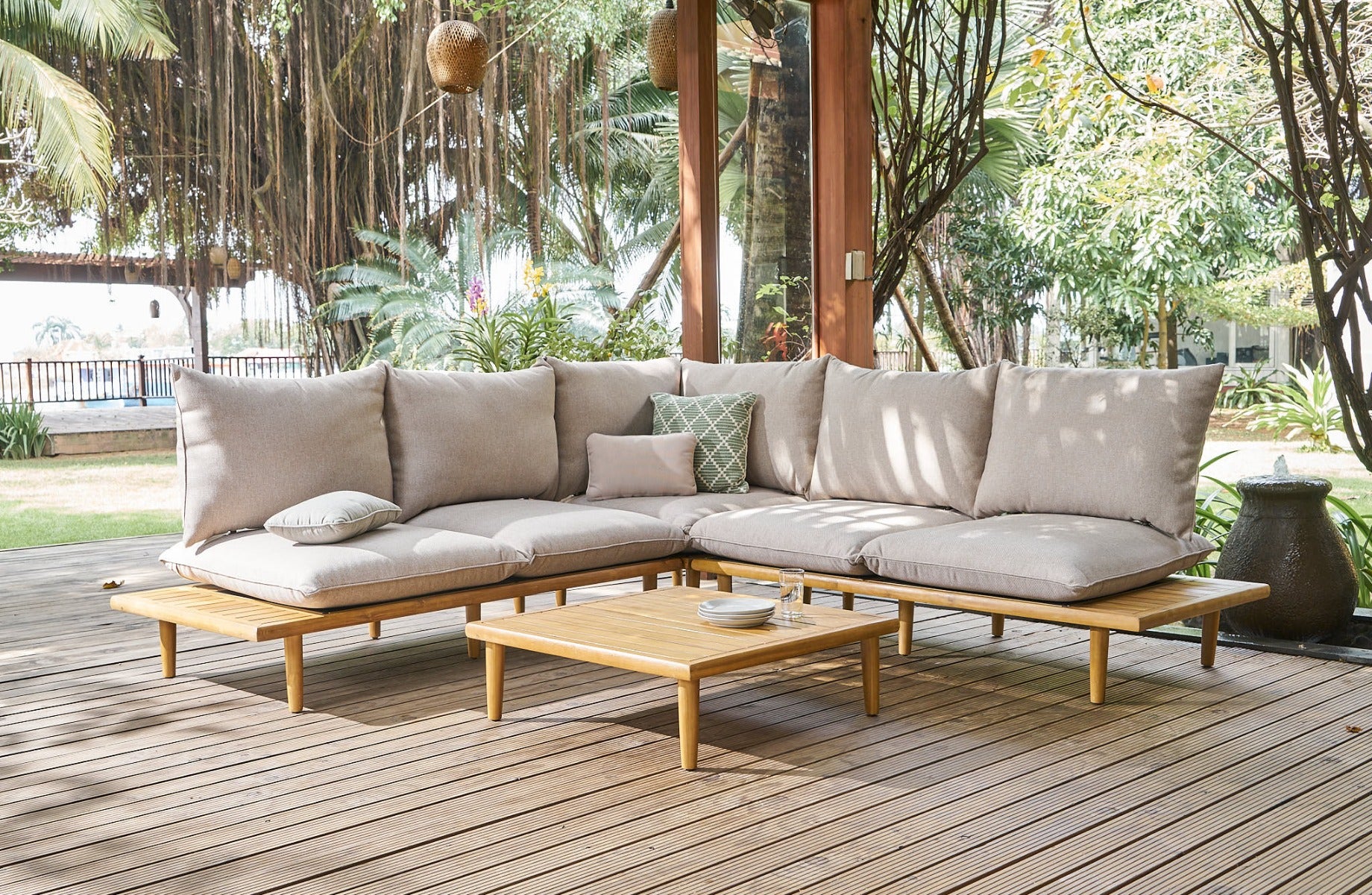 PHOENIX LOUNGE CORNER SET 4-DELIG