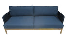 KOLBE 3-ZITS LOUNGE SOFA STAAL NAVY BLUE