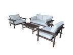 LARUNA LOUNGESET ACACIA VINTAGE DARK TEAK LOOK