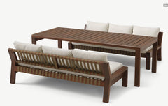 ZAMBRA DINING BENCH SET 3-DELIG