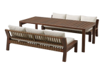 ZAMBRA DINING BENCH SET 3-DELIG