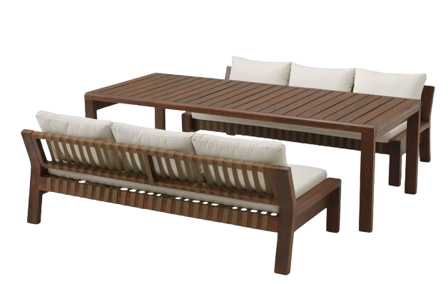 ZAMBRA DINING BENCH SET 3-DELIG