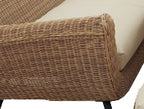 JONAH CORNER DINING SET 5PCS LINKS/RECHTS/2X BANK/TAFEL 130X130