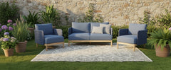 KOLBE LOUNGE SET 3-DELIG NAVY BLUE