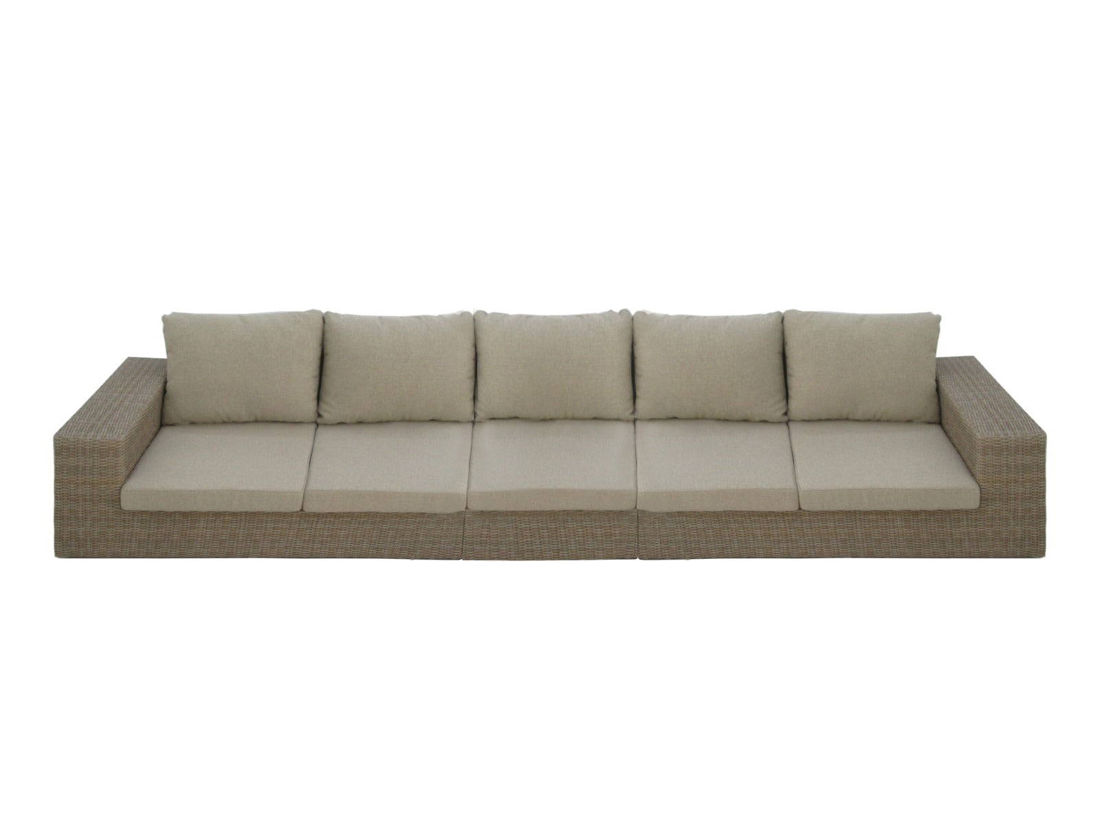 MERONE LOUNGE BANK 3-DELIG GEEL KUBU