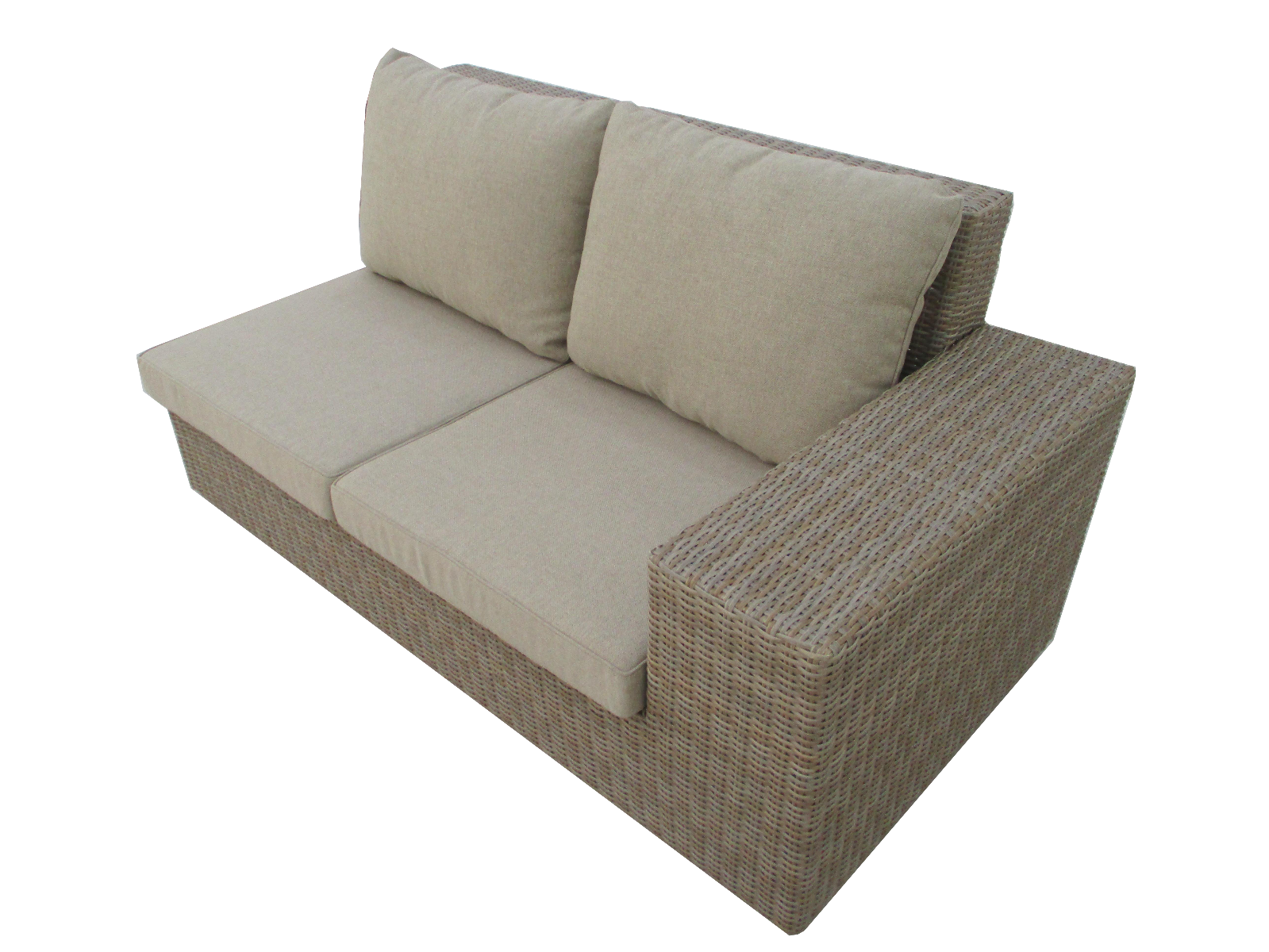 MERONE LOUNGE BANK 3-DELIG GEEL KUBU