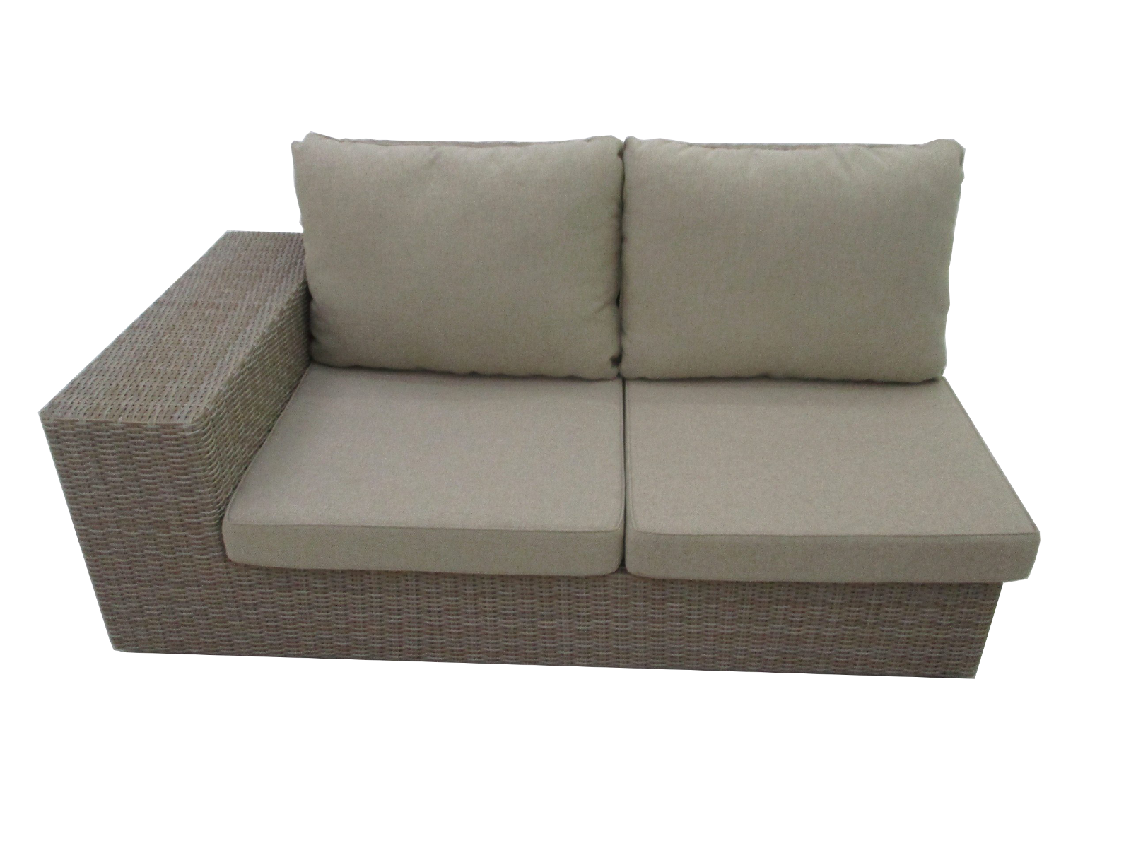 MERONE LOUNGE BANK 3-DELIG GEEL KUBU